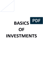 Basics of Investments - Handout