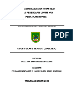 SPEKTEK Pembangunan Tahap II MAKO Polsek Bagan Sinembah