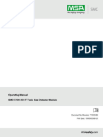 SMC 5100-XX-IT Toxic Gas Detector Manual