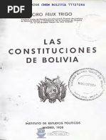 Constitución de Bolivia de Trigo - CNEM BOLIVIA 77727284