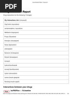 Drug Interaction Report