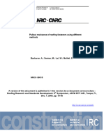 Pullout Resistance of Roofing Fasteners Using Different Method