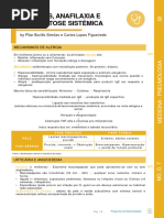 Medicina - Pneumologia - Alergias, Anafilaxia e Mastociose Sistã©mica - Corrigido