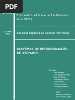 I Jornadas Grupo Fertilización Sech (2005)