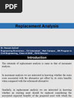 14 - Replacement Analysis