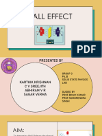 HALL EFFECT Presentation