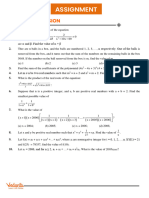 Algebra Revsion Assignment 2