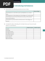 Worksheet 1.3 Introducing Trail Balances