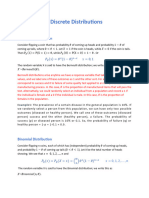 Math 104 Chapter 4 Discrete Distributions