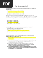 Test de Comprensión 5.2 MODULO 6