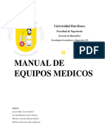 Manual de Mantenimiento de Equipos Medicos