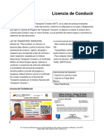 Licencia de Conducir PDF