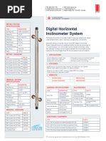 Horizontal Inclinometer System