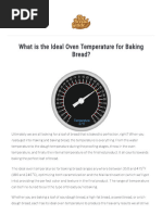 What Is The Ideal Oven Temperature For Baking Bread - The Bread Guide - The Ultimate Source For Home Bread Baking