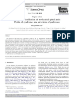 McKenzie Classification of Mechanical Spinal Pain