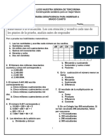 Prueba de Suficiencia para 3° y 4° 2023