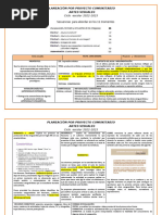 PLAN PROYECTO COMUNITARIO ARTES VISUALES 11 Momentos