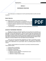 Module 3 Partnership Operations