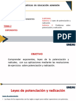 Tema 2 Factorización y Exponentes