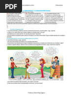 LA DEMOCRACIA Y LA ORGANIZACIÓN SOCIAL - Ficha de Trabajo