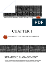 Chapter 1BASIC CONCEPTS OF STRATEGIC MANAGEMENT