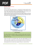 Social Science - Water in Oceans