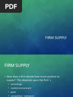 Firm Supply