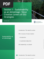 Lecture 1 - Sustainability Value Creation