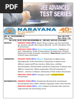 JEE Advance Sample Paper