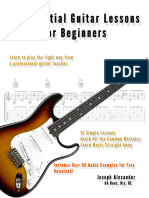 15 Essential Guitar Lessons For Beginners - Joseph Alexander