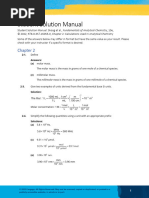 Student Solution Manual Fundamentals of Analytical Chemistry 10e by Skoog