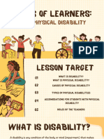 Physical Disability Learners