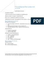 Technology Chapter 5 Network Important Points and Keywords