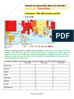 Exercices Correction Richesse Et Pauvreté Dans Le Monde