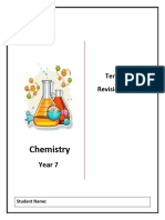 Chemistry Y7 Revision Sheet TERM 1