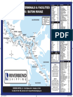 Mississippi River Portsriverbend Map 2019 Print