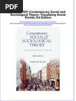 Ebook PDF Contemporary Social and Sociological Theory Visualizing Social Worlds 3rd Edition PDF