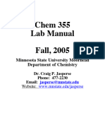 Chem355 Labbook