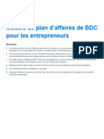 1 Modele en Blanc de Plan D Affaires