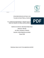 4.2 - Evidencia de Aprendizaje 4.1 Reporte Acerca de Los Dilemas Éticos Con Relación A La Cultura Ciencia, Política y Economía