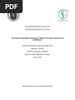 Actividad de Aprendizaje 3. Resolucion Efectos Del Cambio Cultural en Las Profesiones