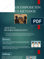 Heterocomposición y Sus Metodos