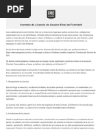 Contrato de Licencia de Usuario Final de Fortnite®