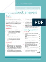 AS & A Level Chemistry Workbook Answers