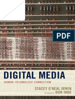 (Postphenomenology and The Philosophy of Technology) Stacey O'Neal Irwin - Digital Media - Human-Technology Connection-Lexington Books (2016)