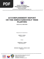 Accomplishment-Report - Tree Planting