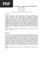 Trastorno Negativista Desafiante en La Adolescencia Un Abordaje Desde La Práctica Clínica