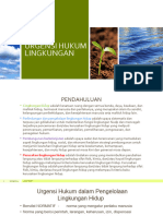 Urgensi Hukum Dalam Perlindungan Dan Pengelolaan Lingkungan Hidup