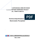 F08941S-J8803-01 Technical Specifications For Electrostatic Precipitator