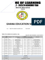 Bs8 - Second Term - Scheme of Learning - 2024